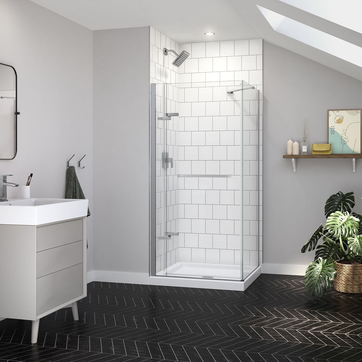 Maax Reveal Sleek 71 Return Panel for 36 in Base - image 3