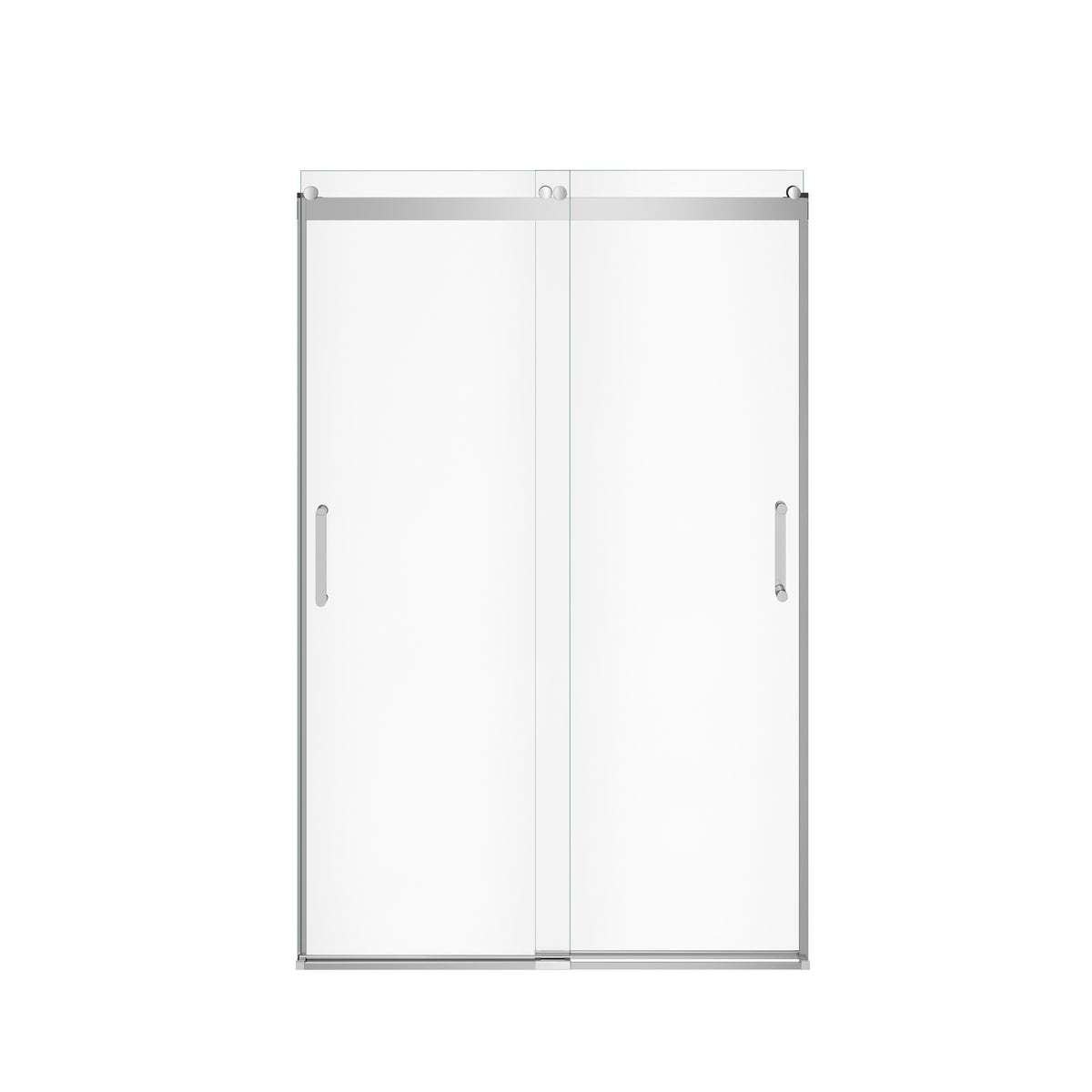 Maax Revelation Round 44-47 in x 70 1/2-73 in 6 mm Bypass Shower Door for Alcove Installation - image 2