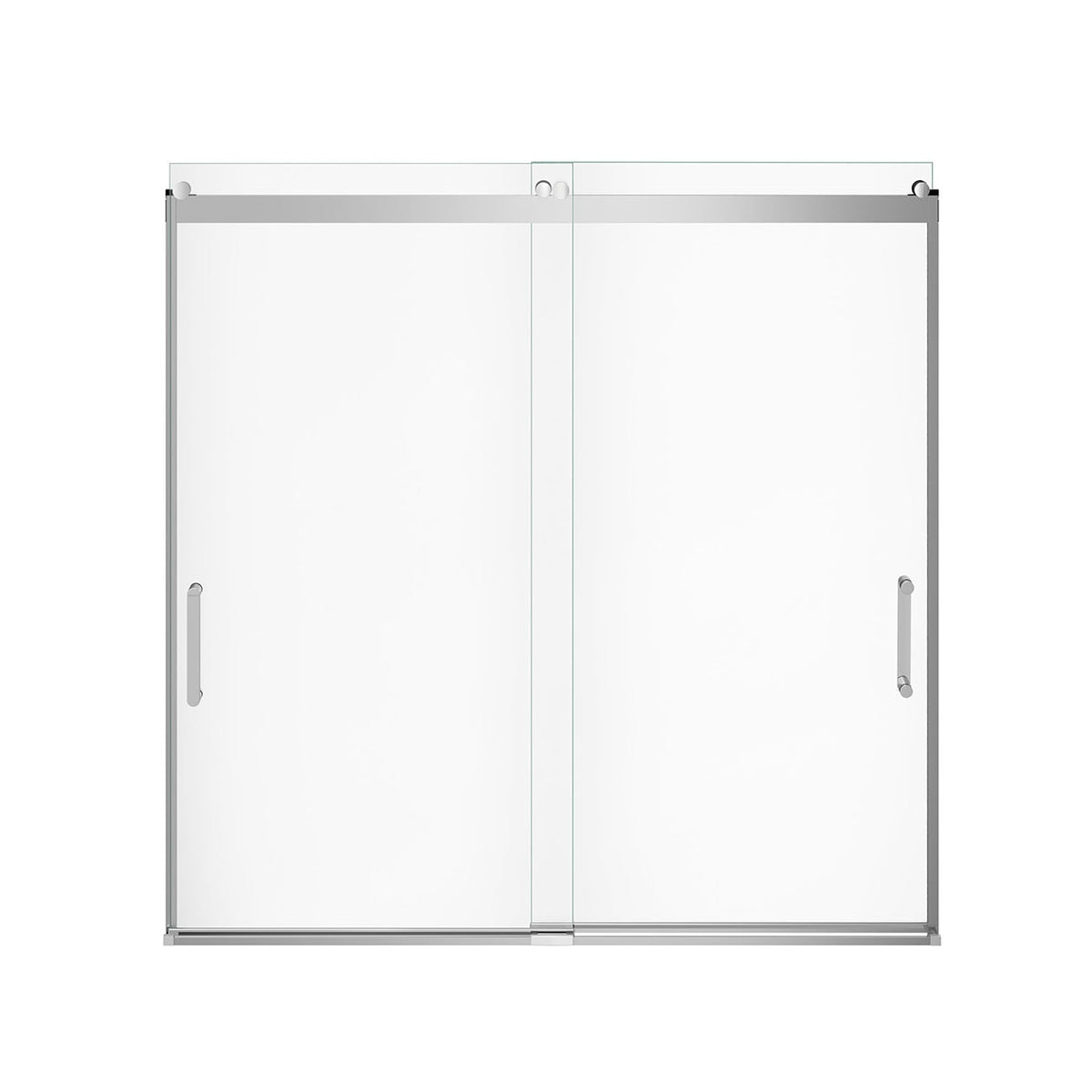 Maax Revelation Round 56-59 x 56 ¾-59 ¼ in 8mm Bypass Tub Door for Alcove Installation - image 3