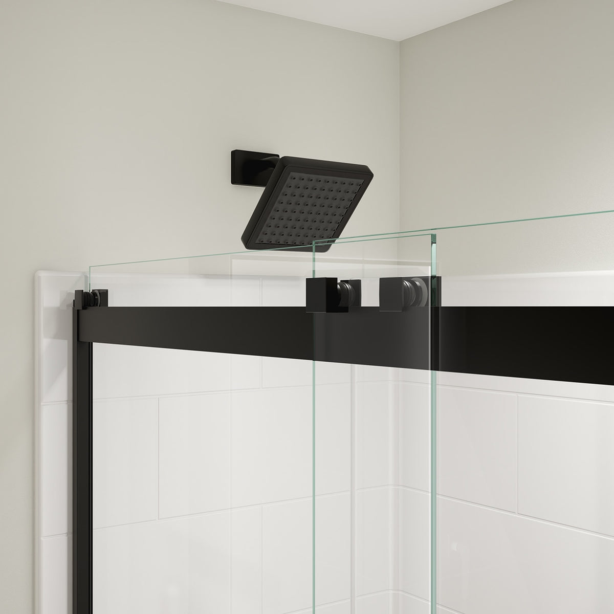 Maax Revelation Square 56-59 x 56 ¾-59 ¼ in 6 mm Bypass Tub Door for Alcove Installation - image 10