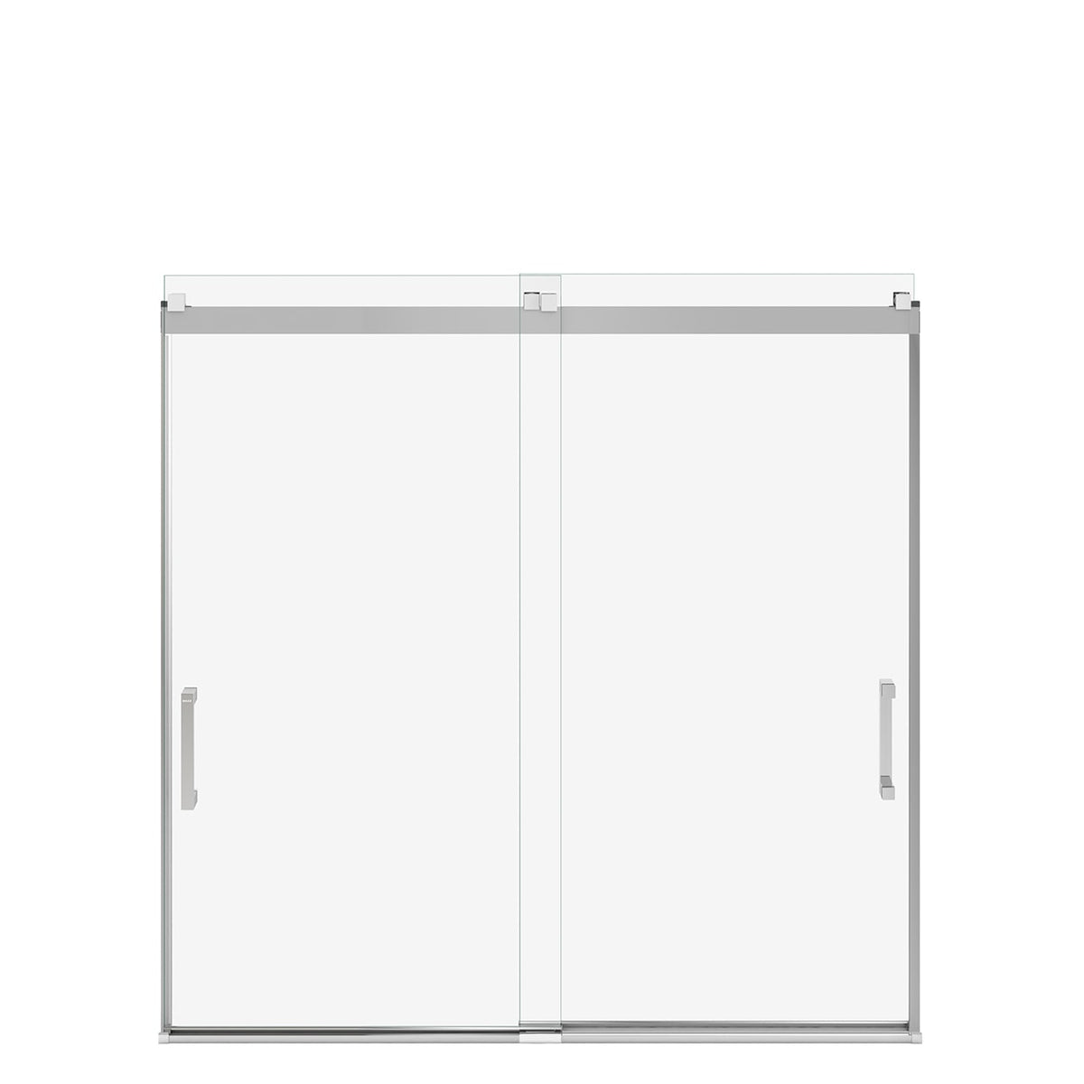 Maax Revelation Square 56-59 x 56 ¾-59 ¼ in 8mm Bypass Tub Door for Alcove Installation - image 3