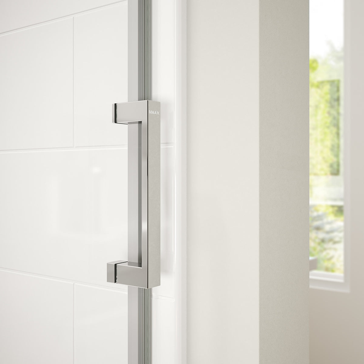 Maax Revelation Square 56-59 x 70 ½-73 in 8mm Bypass Shower Door for Alcove Installation - image 4