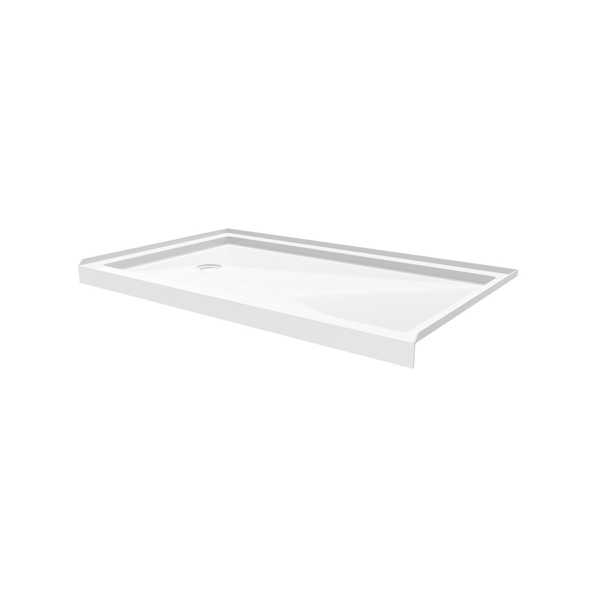 Maax Roka 6036 Acrylic Alcove Shower Base in White - image 2