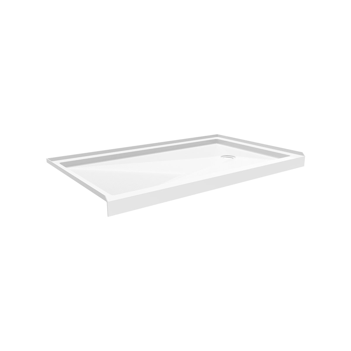 Maax Roka 6036 Acrylic Alcove Shower Base in White - image 7