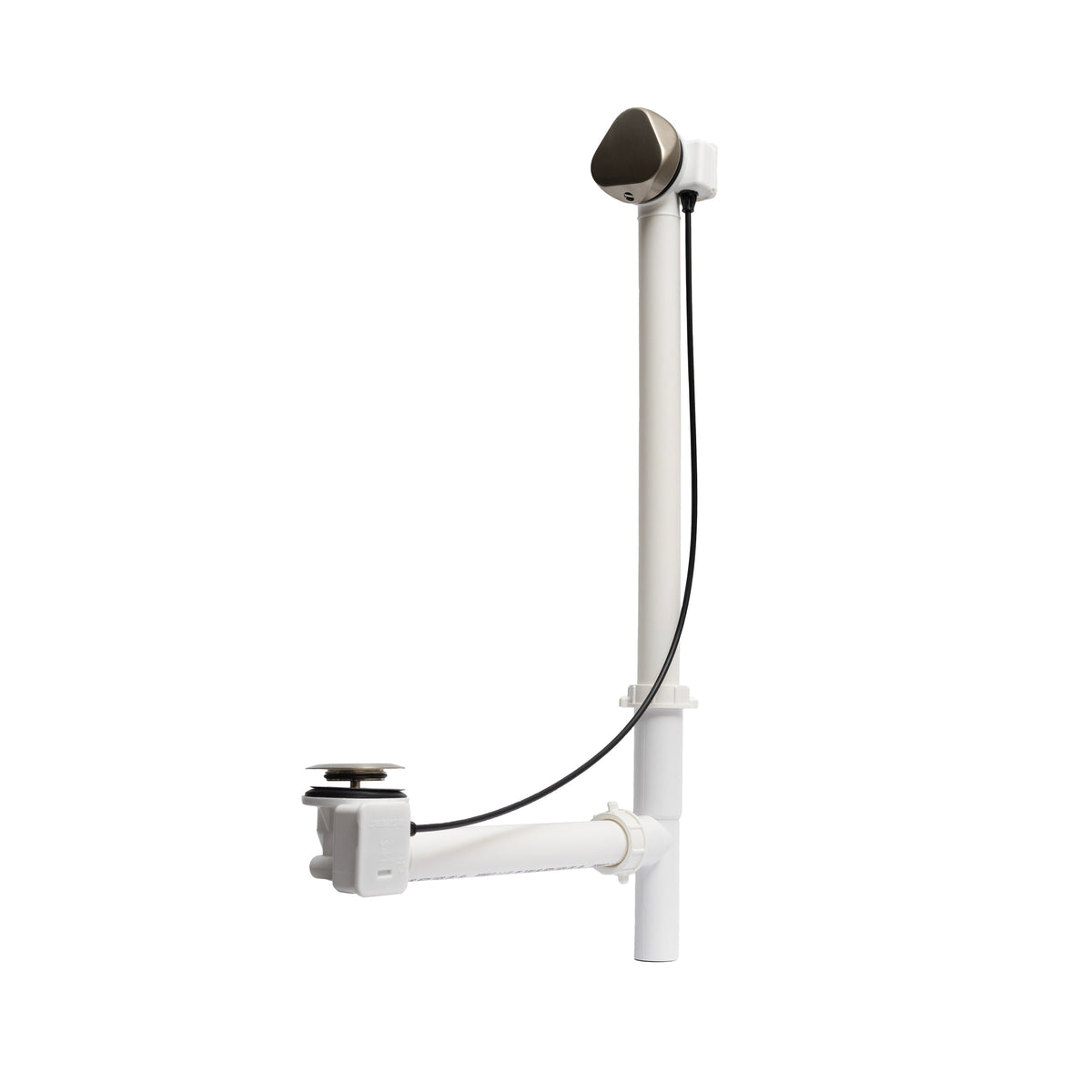 Maax Rotary Turn Cable-Operated Waste and Overflow, 33 in Cable, Complete Kit - image 10