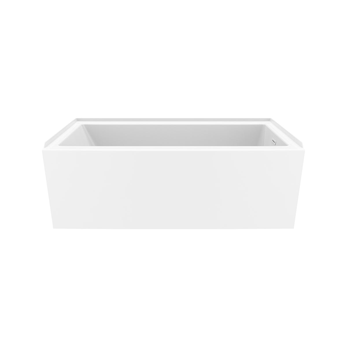 Maax Rubix 6030 AFR Acrylic Alcove Bathtub in White with Linear Overflow - image 7