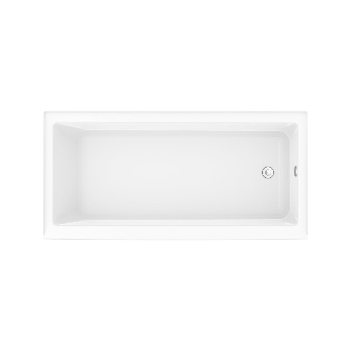 Maax Rubix 6632 Acrylic Alcove Bathtub in White - image 9