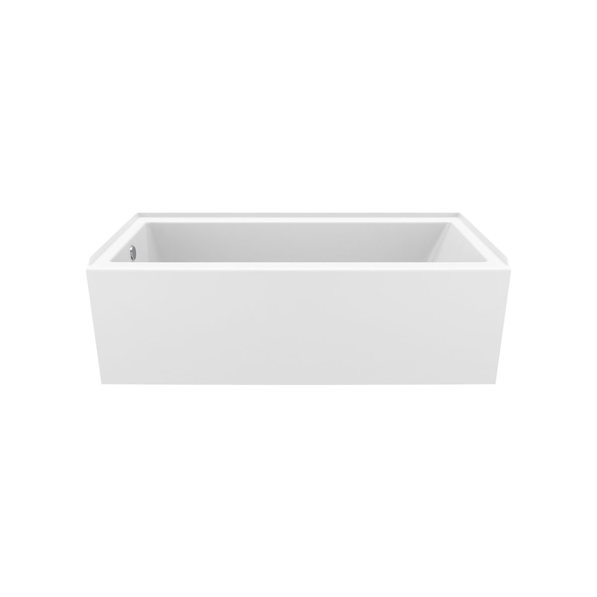 Maax Rubix 6632 AFR Acrylic Alcove Bathtub in White - image 2