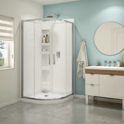 Maax Sakura Acrylic Shower Kit in White