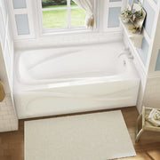 Maax Santorini 60 x 32 Acrylic Alcove Bathtub in White