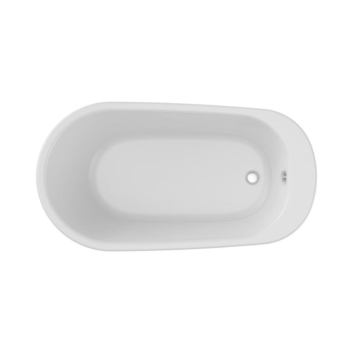 Maax Sax 6032 AcrylX Freestanding End Drain Bathtub in White with Black Skirt - image 15