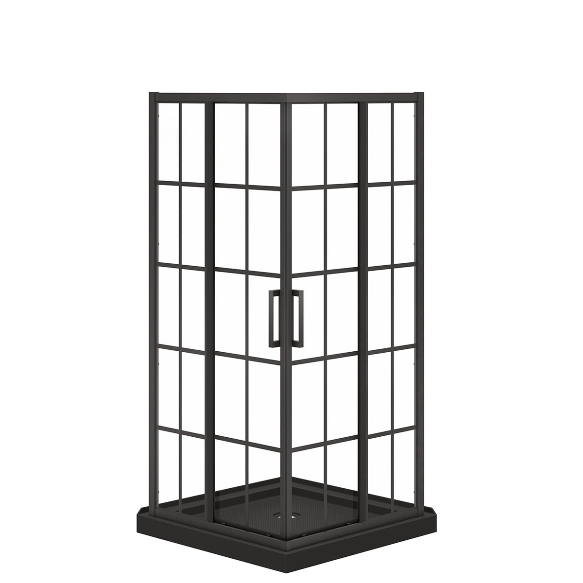 Maax Scarlet 36 x 36 Acrylic Corner Drain Shower Kit - image 8