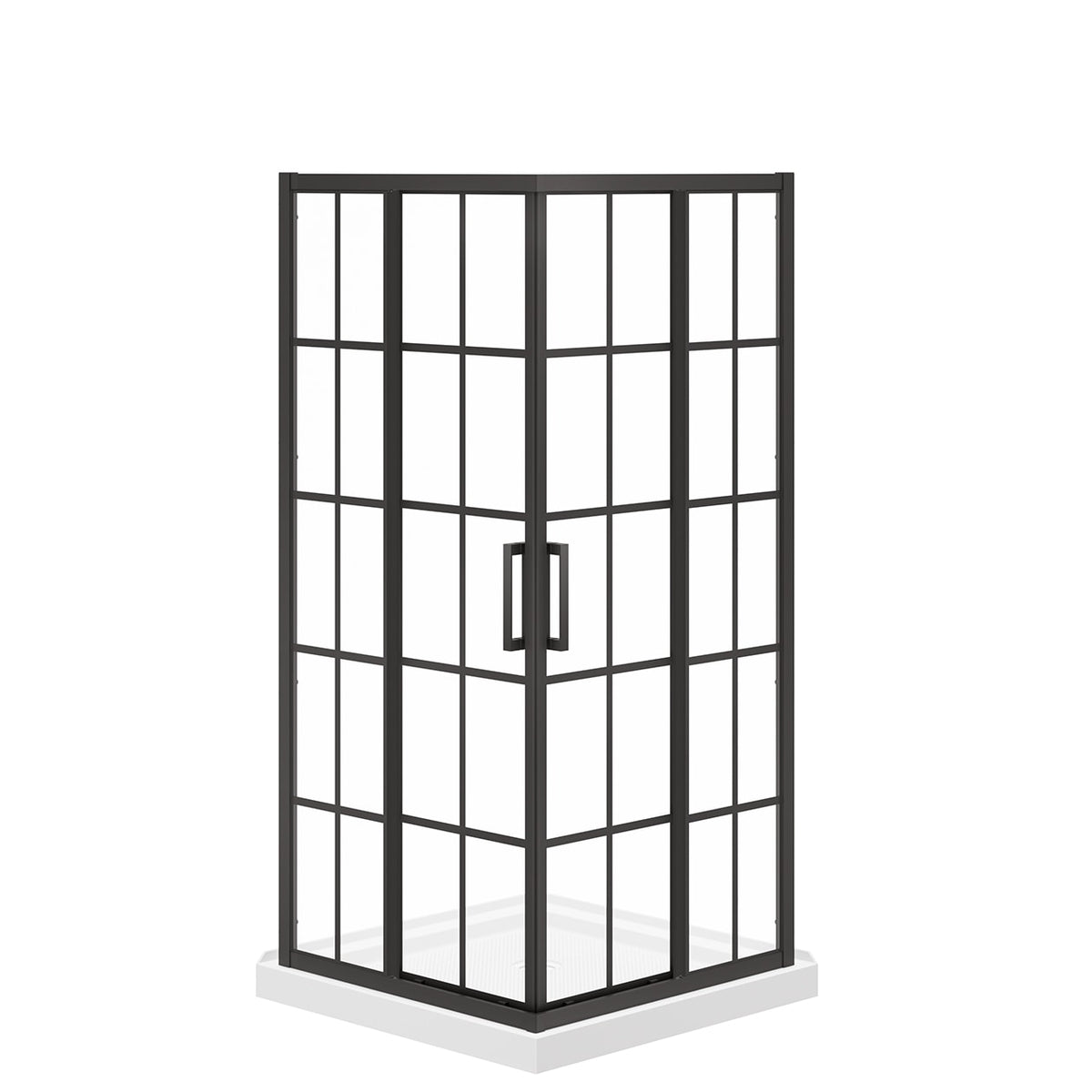 Maax Scarlet 36 x 36 Acrylic Corner Drain Shower Kit in White - image 8