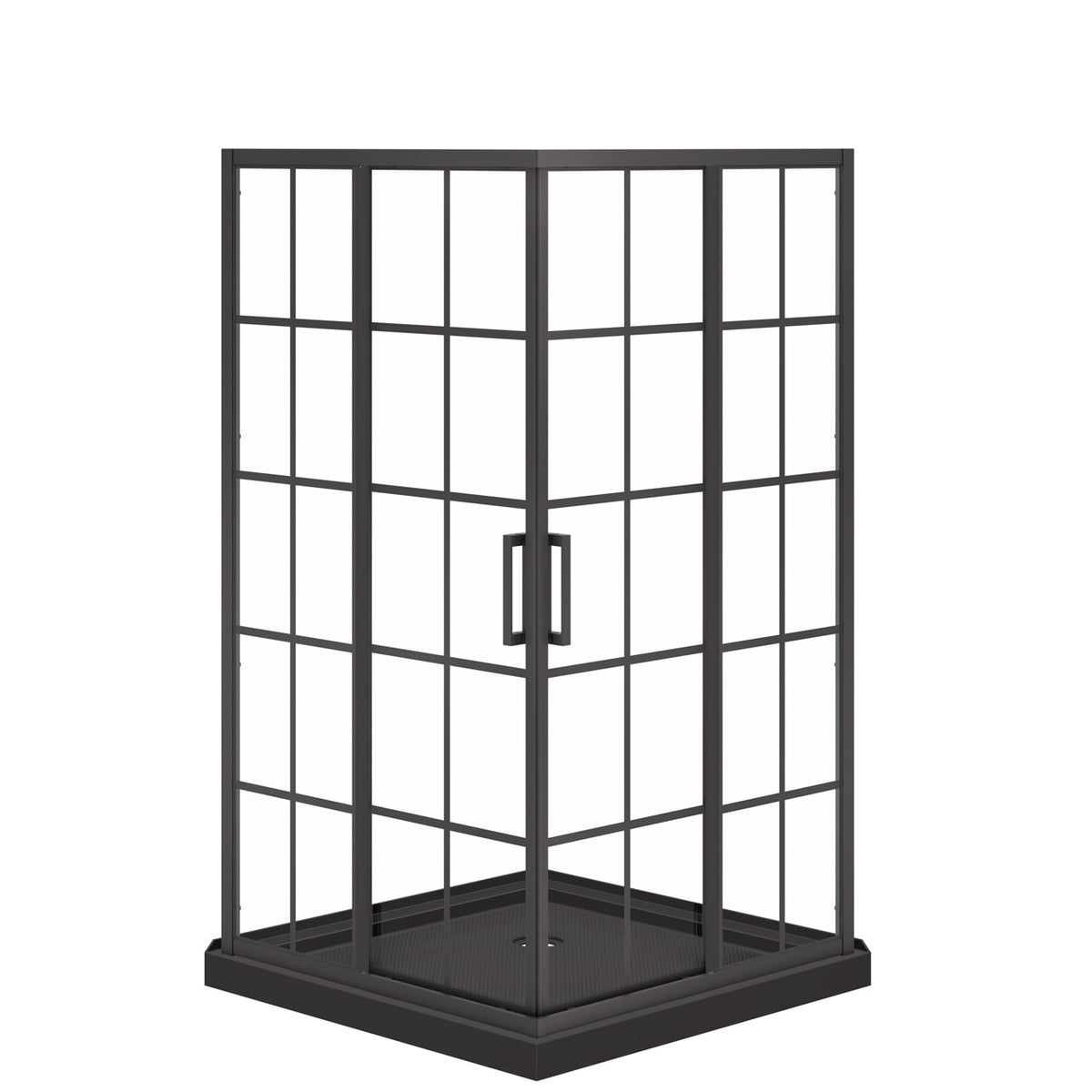 Maax Scarlet 42 x 42 Acrylic Corner Drain Shower Kit - image 6