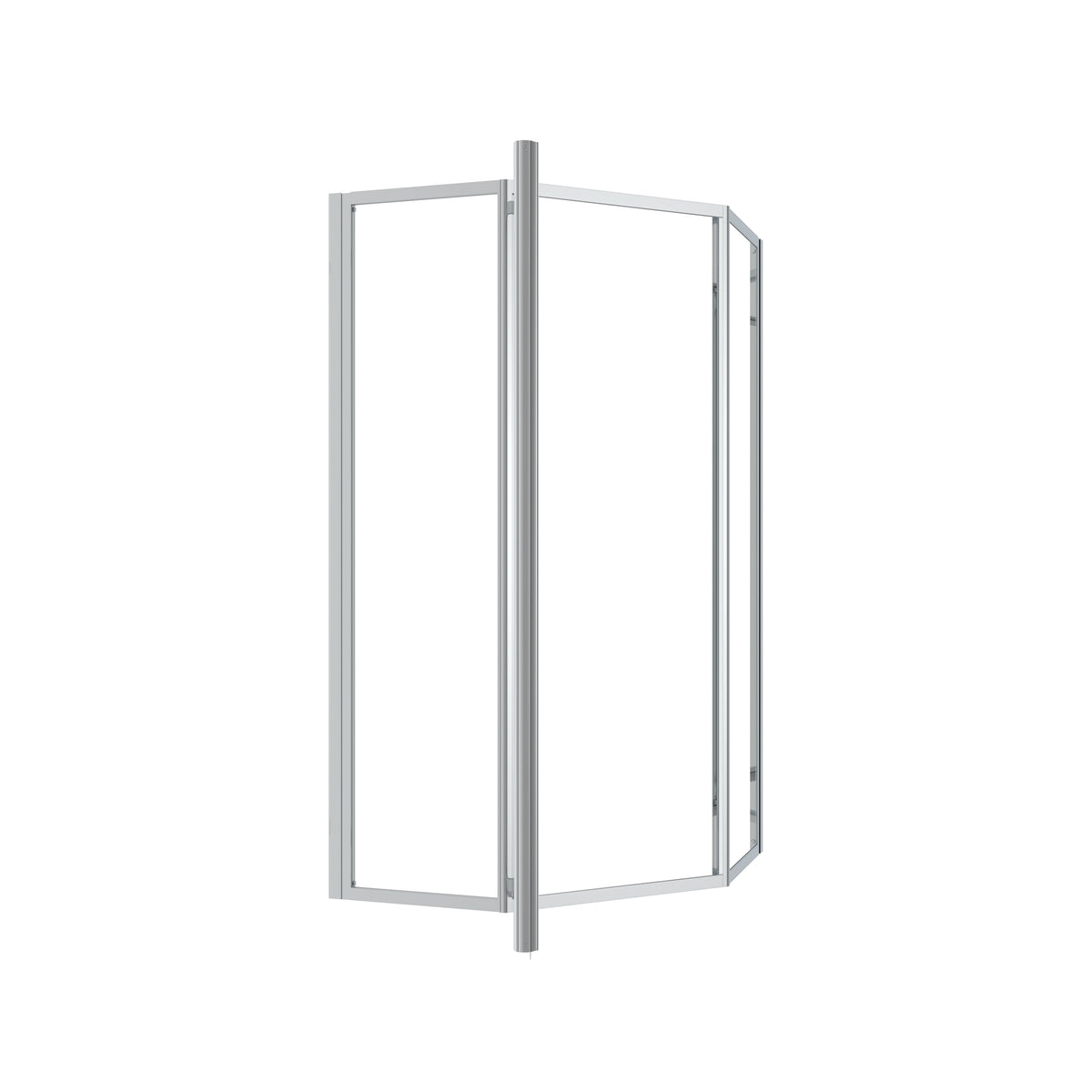 Maax Silhouette Neo-angle 38 x 38 x 70 in Pivot Shower Door for Corner Installation - image 5