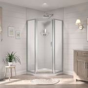 Maax Silhouette Plus Neo-angle 36 x 36 x 70 in Pivot Shower Door for Corner Installation