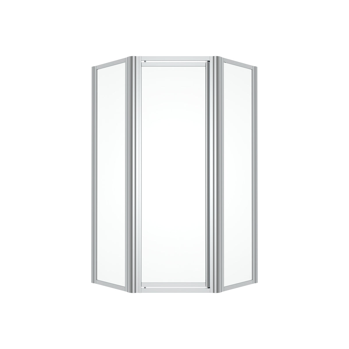 Maax Silhouette Plus Neo-angle 38 x 38-40 x 40 x 70 in Pivot Shower Door for Corner Installation - image 2