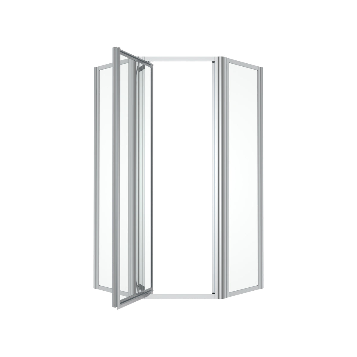 Maax Silhouette Plus Neo-angle 38 x 38-40 x 40 x 70 in Pivot Shower Door for Corner Installation - image 3