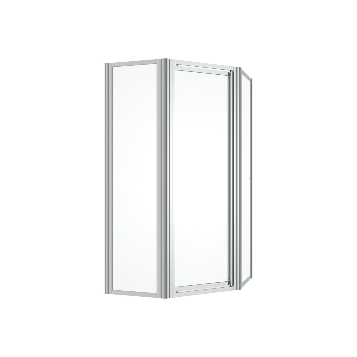 Maax Silhouette Plus Neo-angle 38 x 38-40 x 40 x 70 in Pivot Shower Door for Corner Installation - image 4