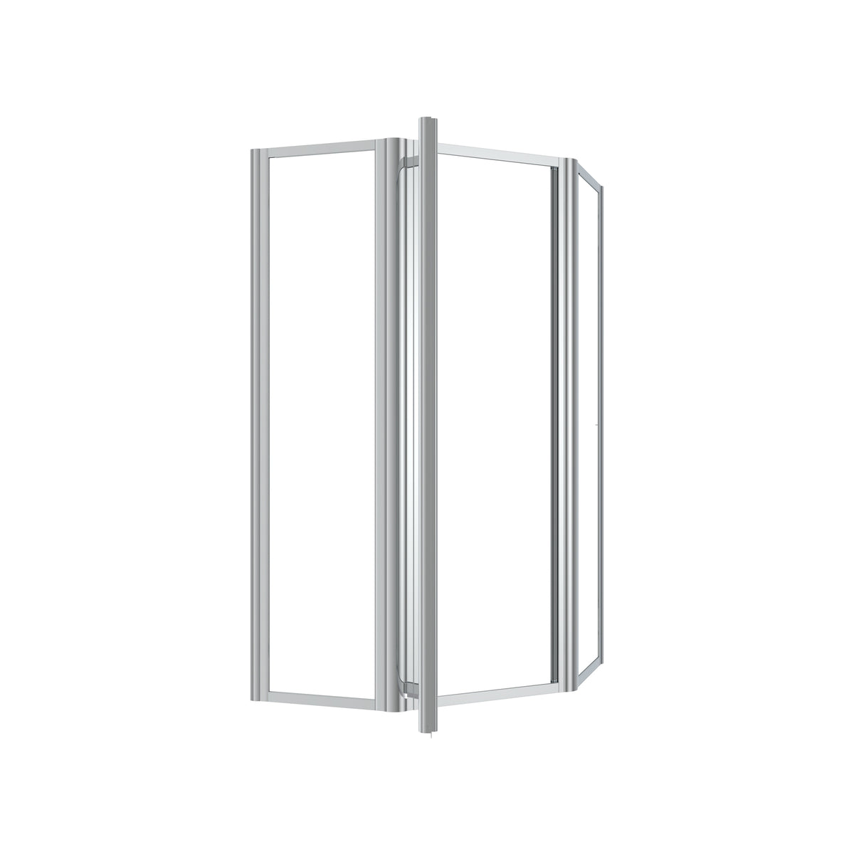 Maax Silhouette Plus Neo-angle 38 x 38-40 x 40 x 70 in Pivot Shower Door for Corner Installation - image 5