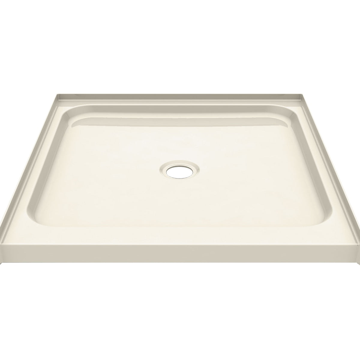 Maax SPL 3232 AFR AcrylX Alcove Shower Base with Center Drain in White - image 3