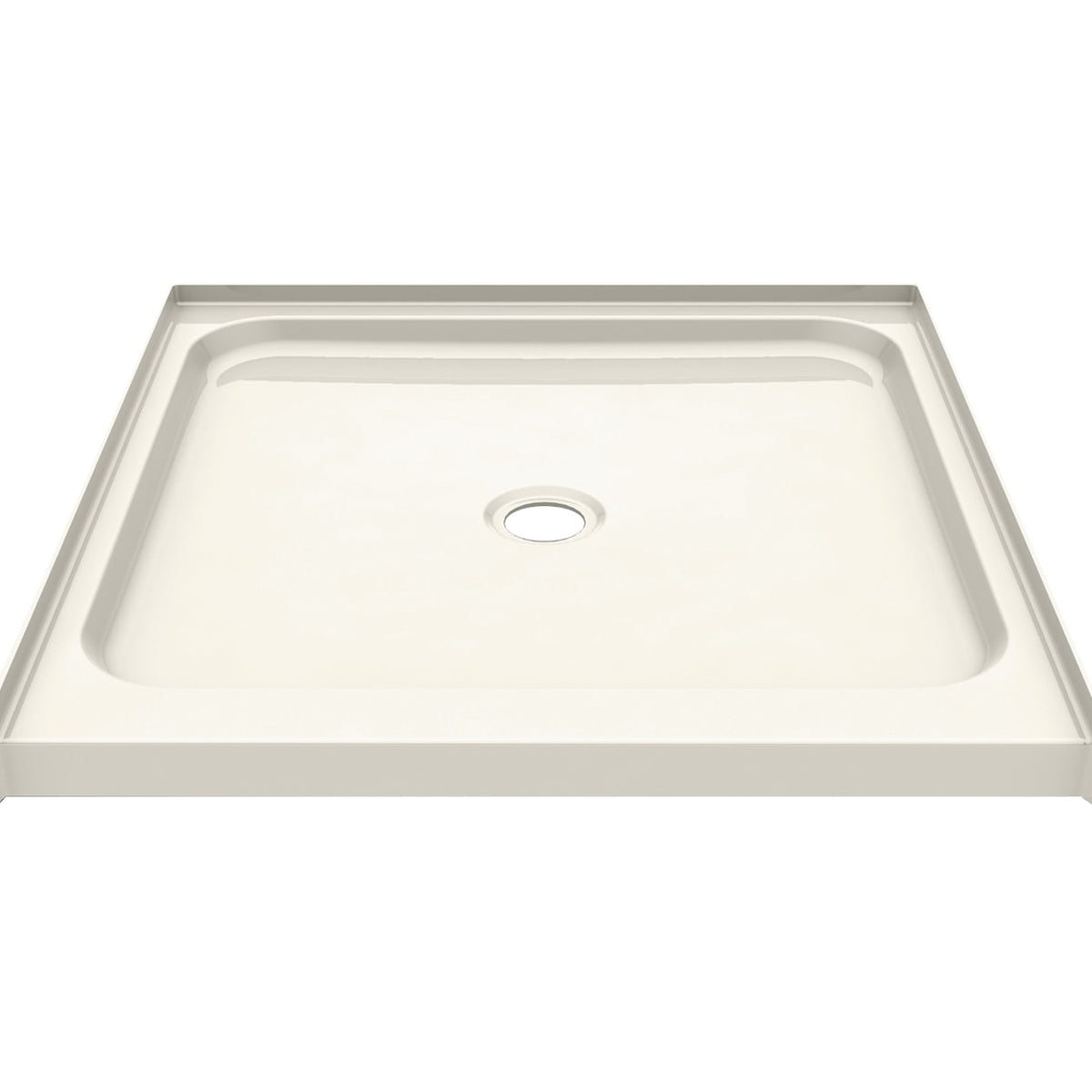 Maax SPL 3232 AFR AcrylX Alcove Shower Base with Center Drain in White - image 4