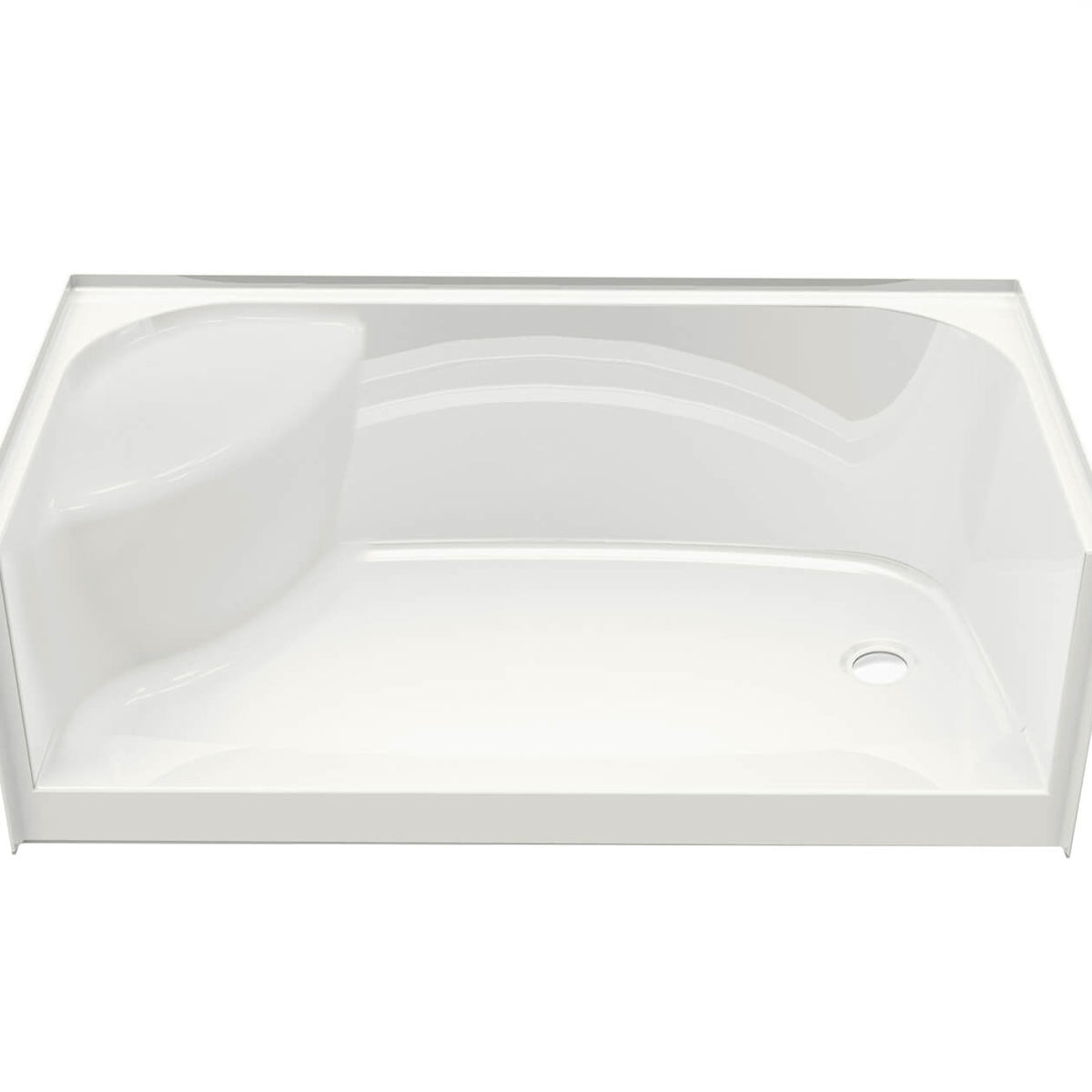 Maax SPS 3060 AcrylX Alcove Shower Base in White - image 2
