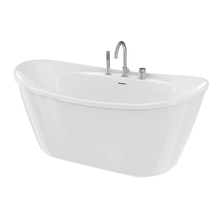 Keros Deckmounted Tub Faucet with Handshower in Chrome - Plumbing Market