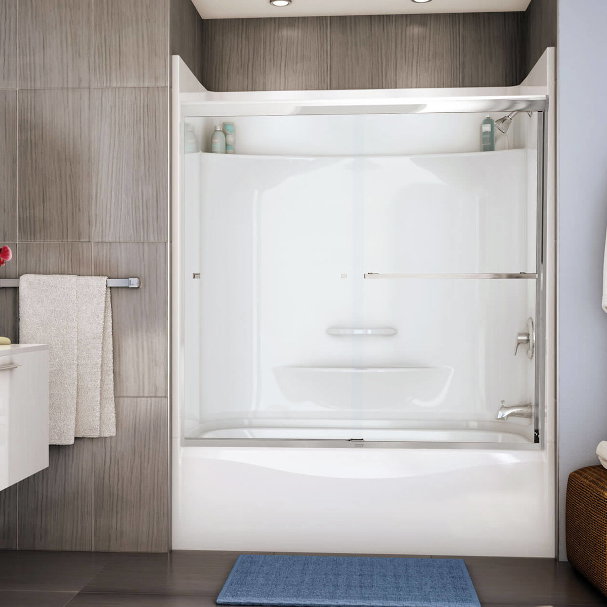 Maax TOF-3060 AcrylX Alcove Bathtub in White - image 2