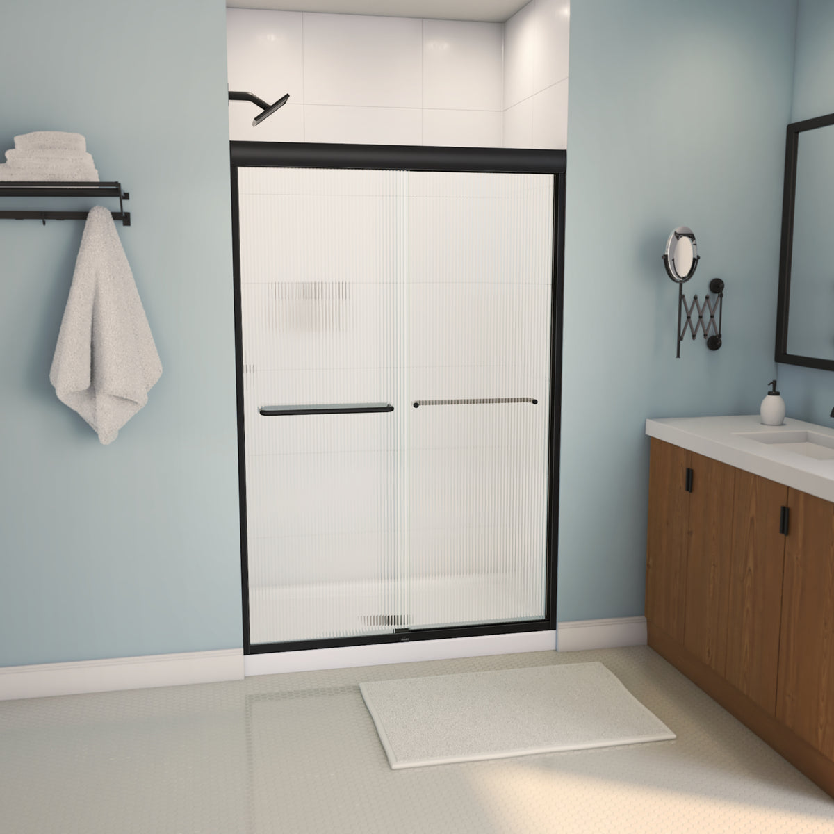 Maax Tonik 43-47 x 71 in 6 mm Bypass Shower Door for Alcove Installation - image 25