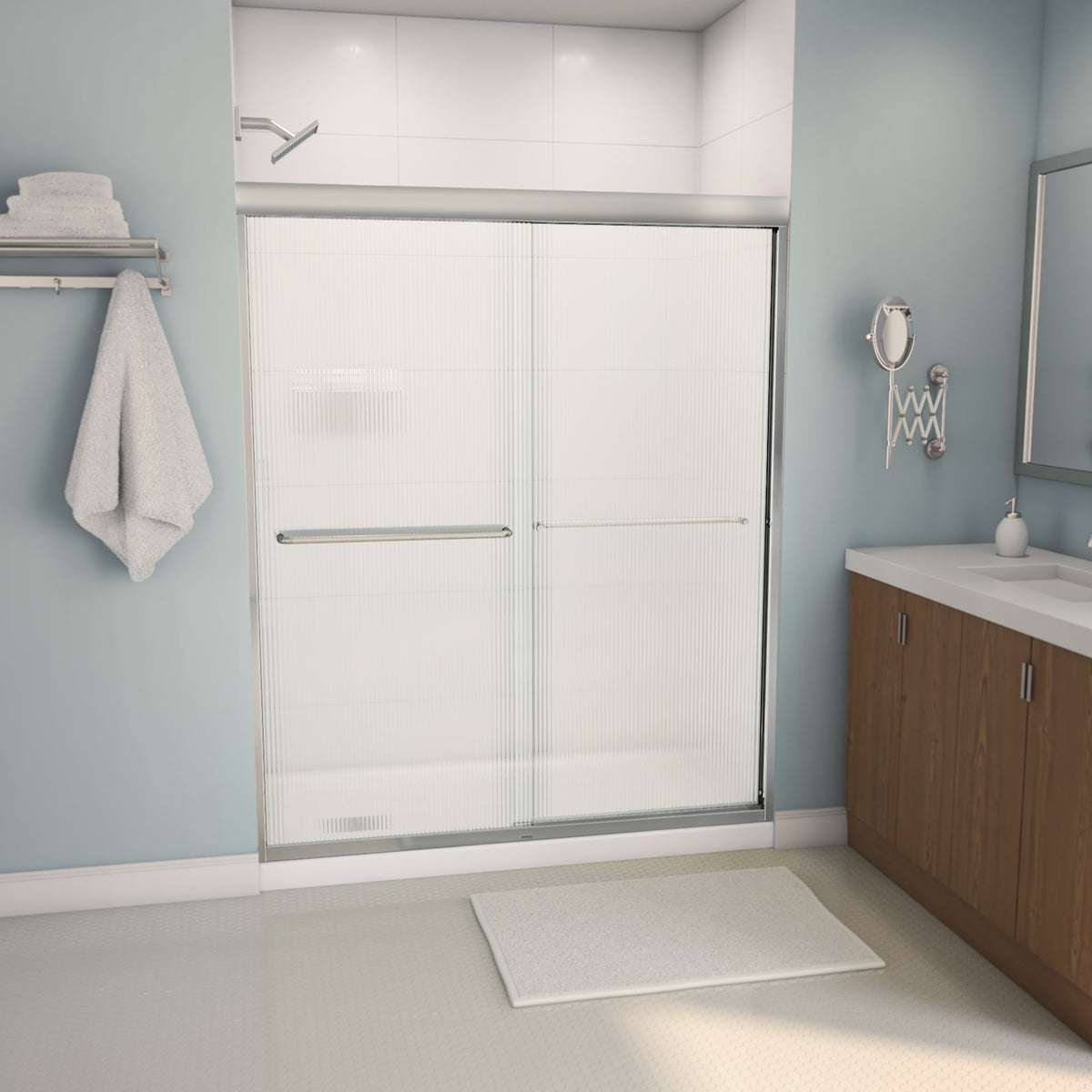 Maax Tonik 55-59 x 71 in 6 mm Sliding Shower Door for Alcove Installation - image 21