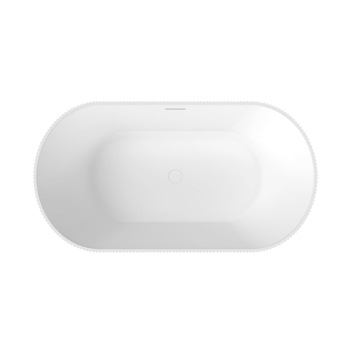 Maax Tori 5932 Acrylic Freestanding Center Drain Bathtub in White - image 10