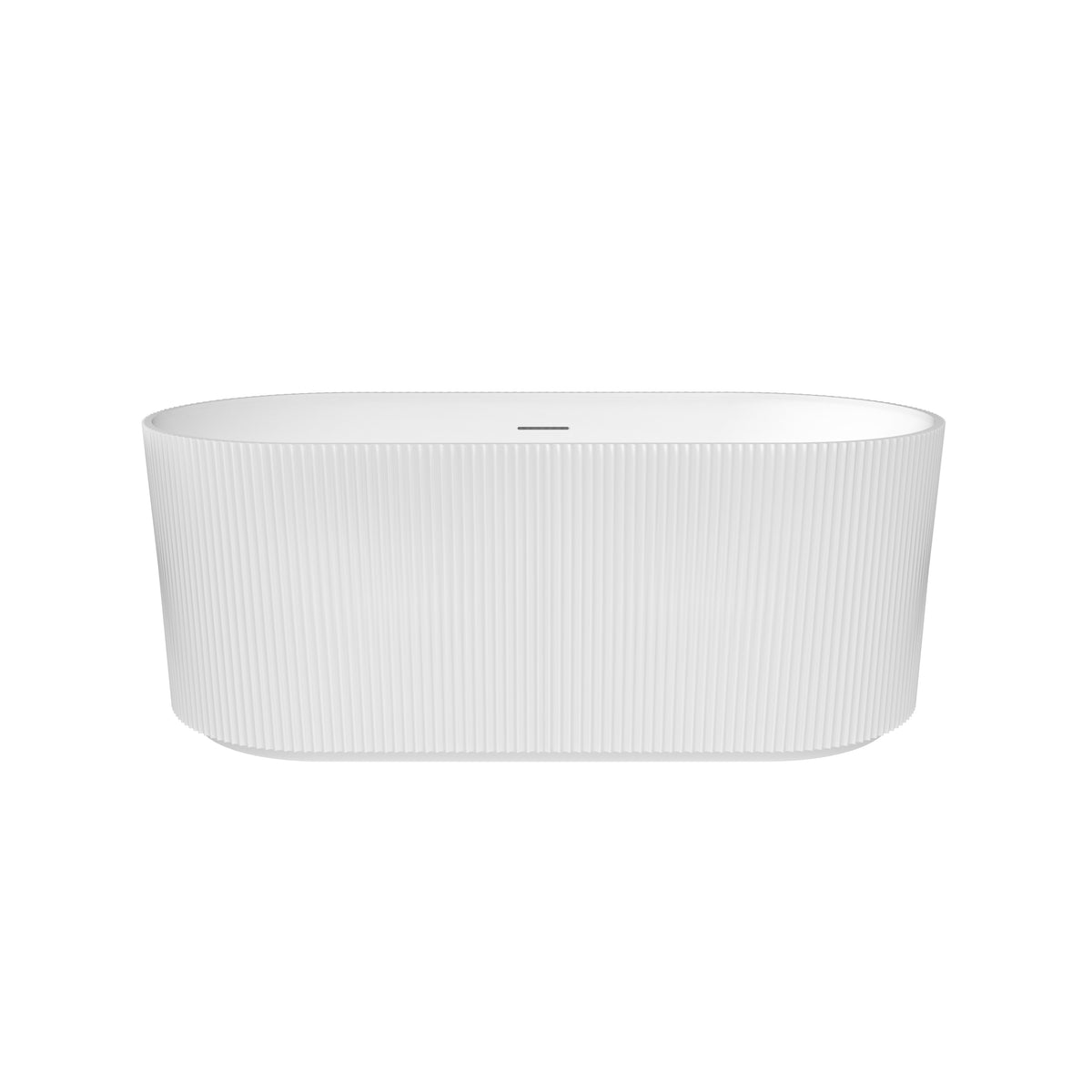 Maax Tori 5932 Acrylic Freestanding Center Drain Bathtub in White - image 8
