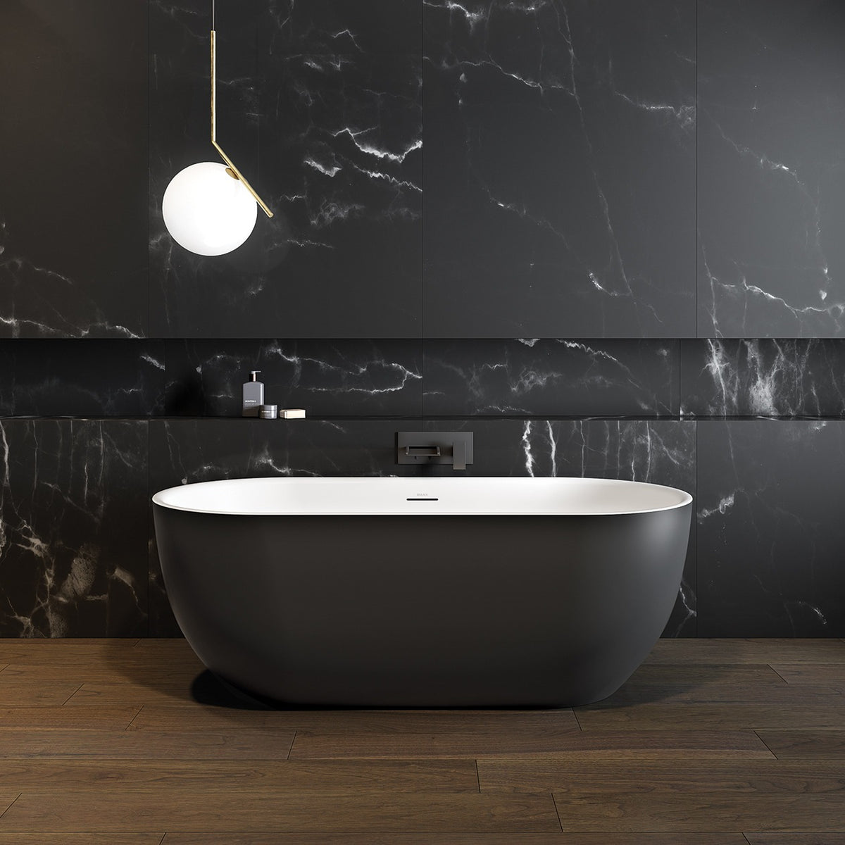 Maax Tosca 6732 Acrylic Freestanding Center Drain Bathtub in White - image 10