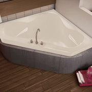 Maax Tryst 59 x 59 Acrylic Corner Center Drain Bathtub in White