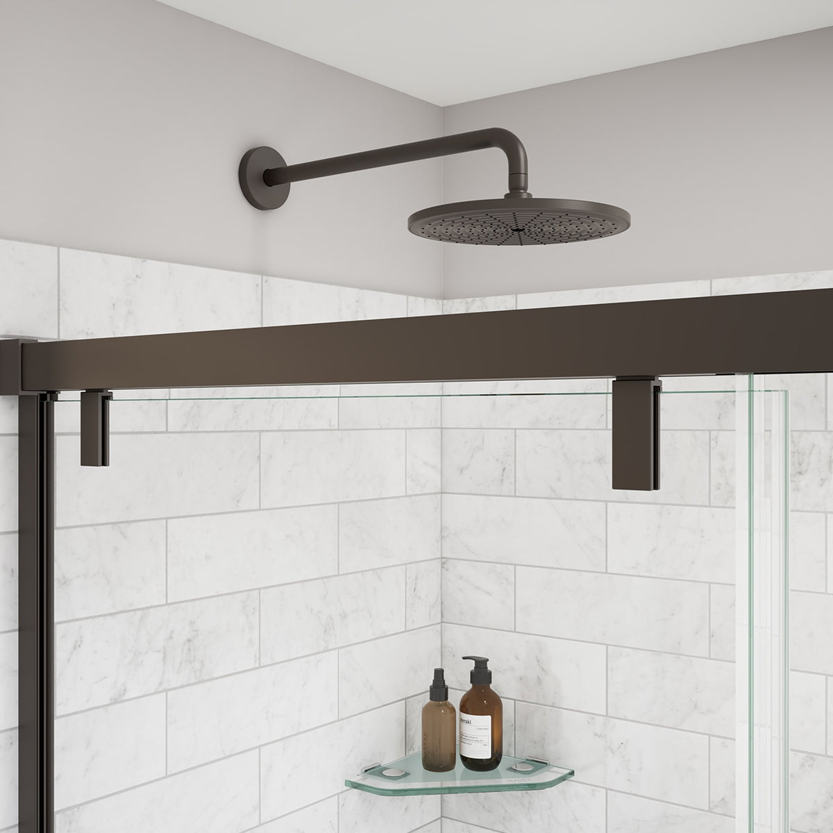 Maax Uptown 44-47 x 76 in 8 mm Sliding Shower Door for Alcove Installation - image 10