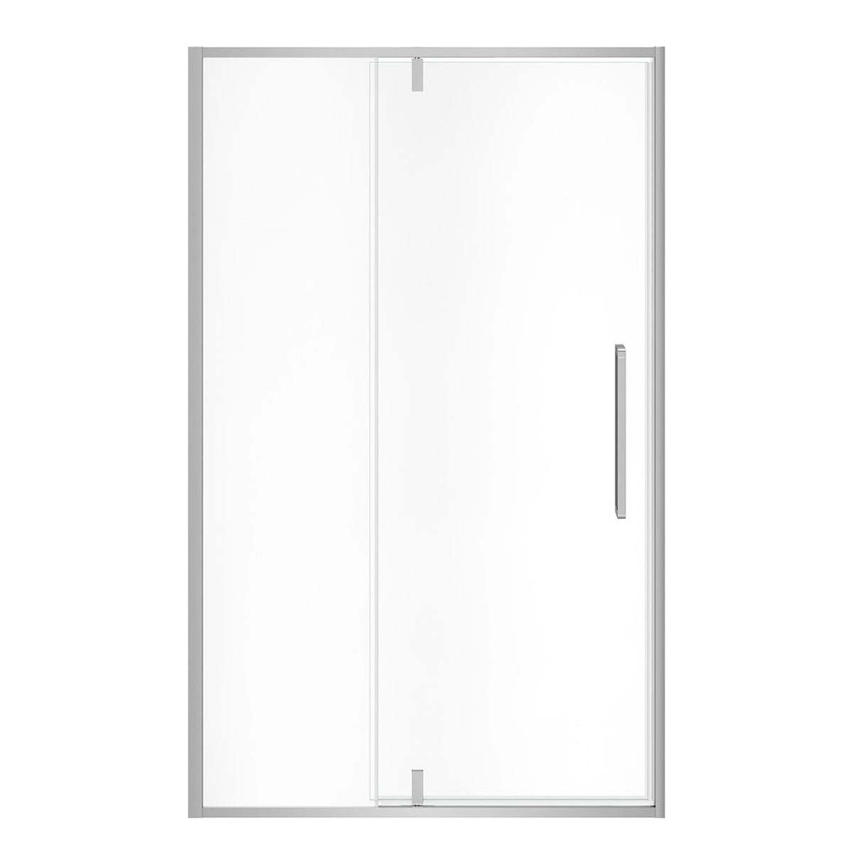 Maax Uptown 45-47 x 76 in 8 mm Pivot Shower Door for Alcove Installation with Clear glass in Matte Black & Wood - image 3