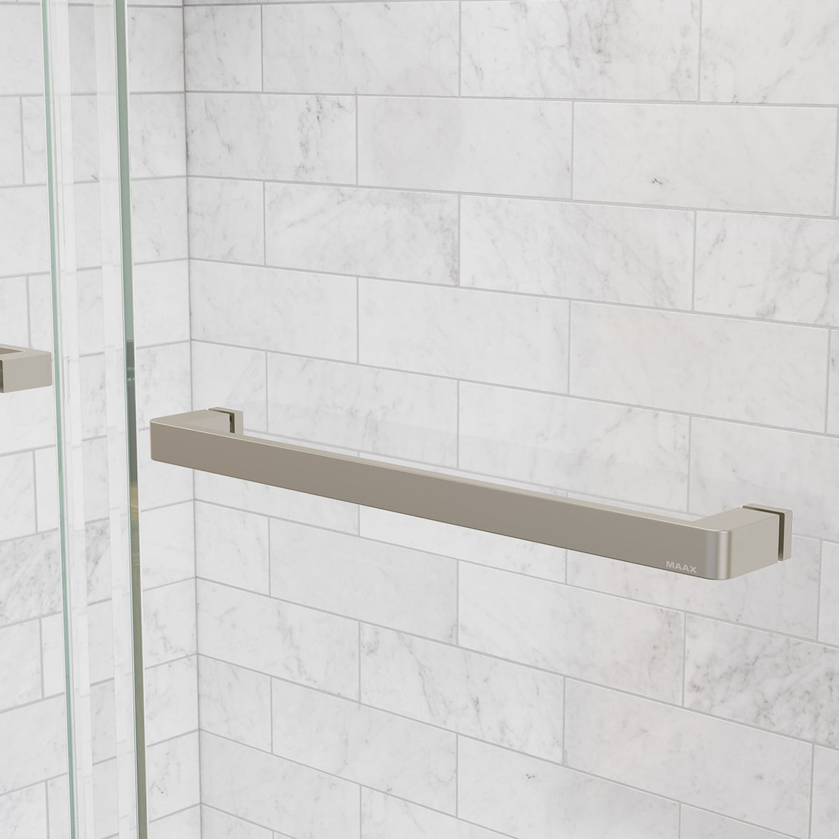 Maax Uptown 56-59 x 76 in 8 mm Bypass Shower Door for Alcove Installation - image 7