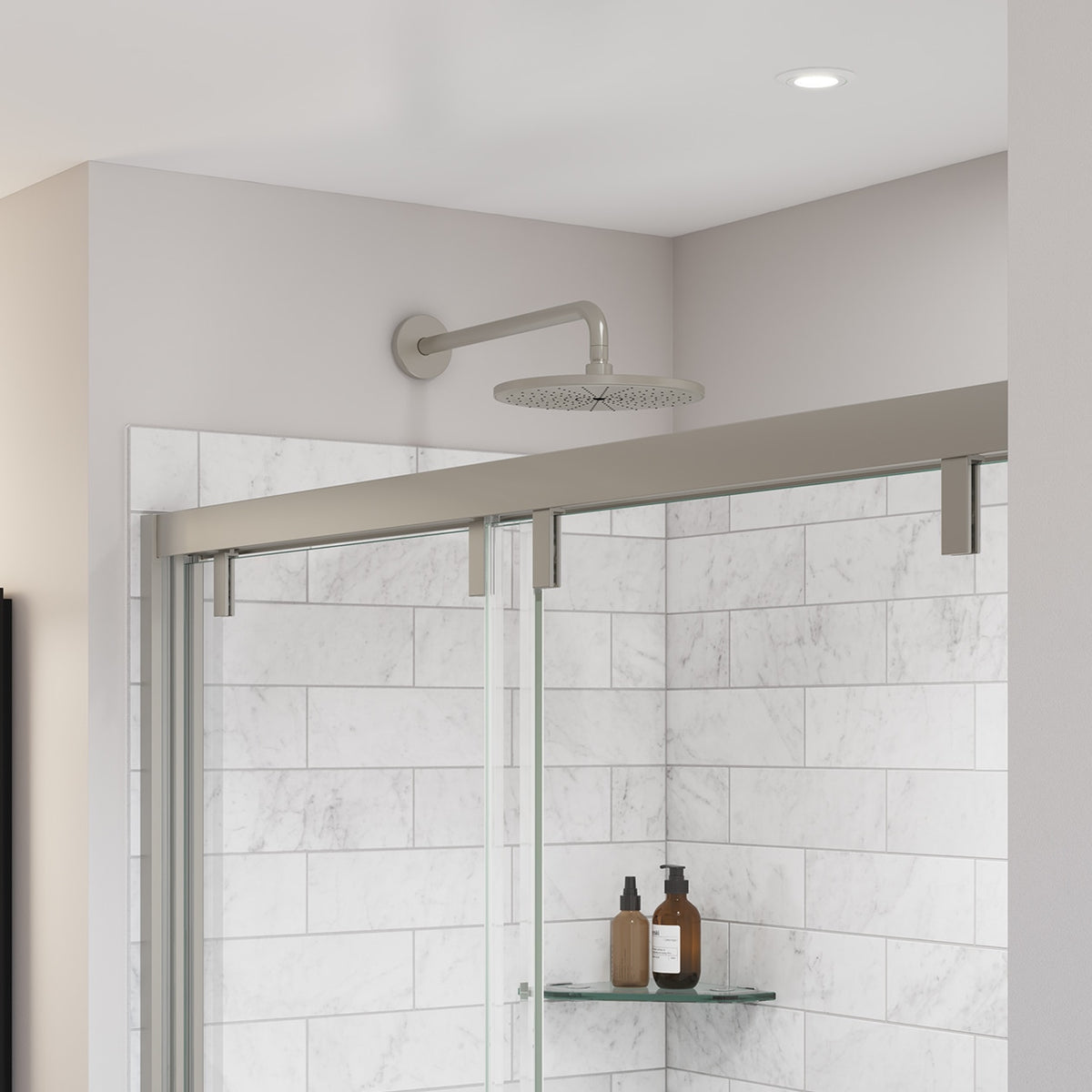 Maax Uptown 56-59 x 76 in 8 mm Bypass Shower Door for Alcove Installation - image 9