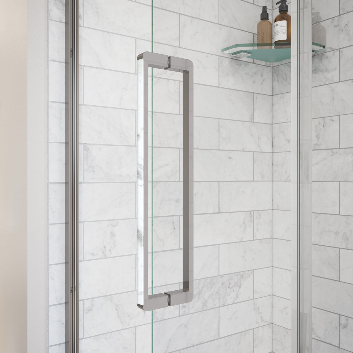 Maax Uptown 56-59 x 76 in 8 mm Sliding Shower Door for Alcove Installation - image 12