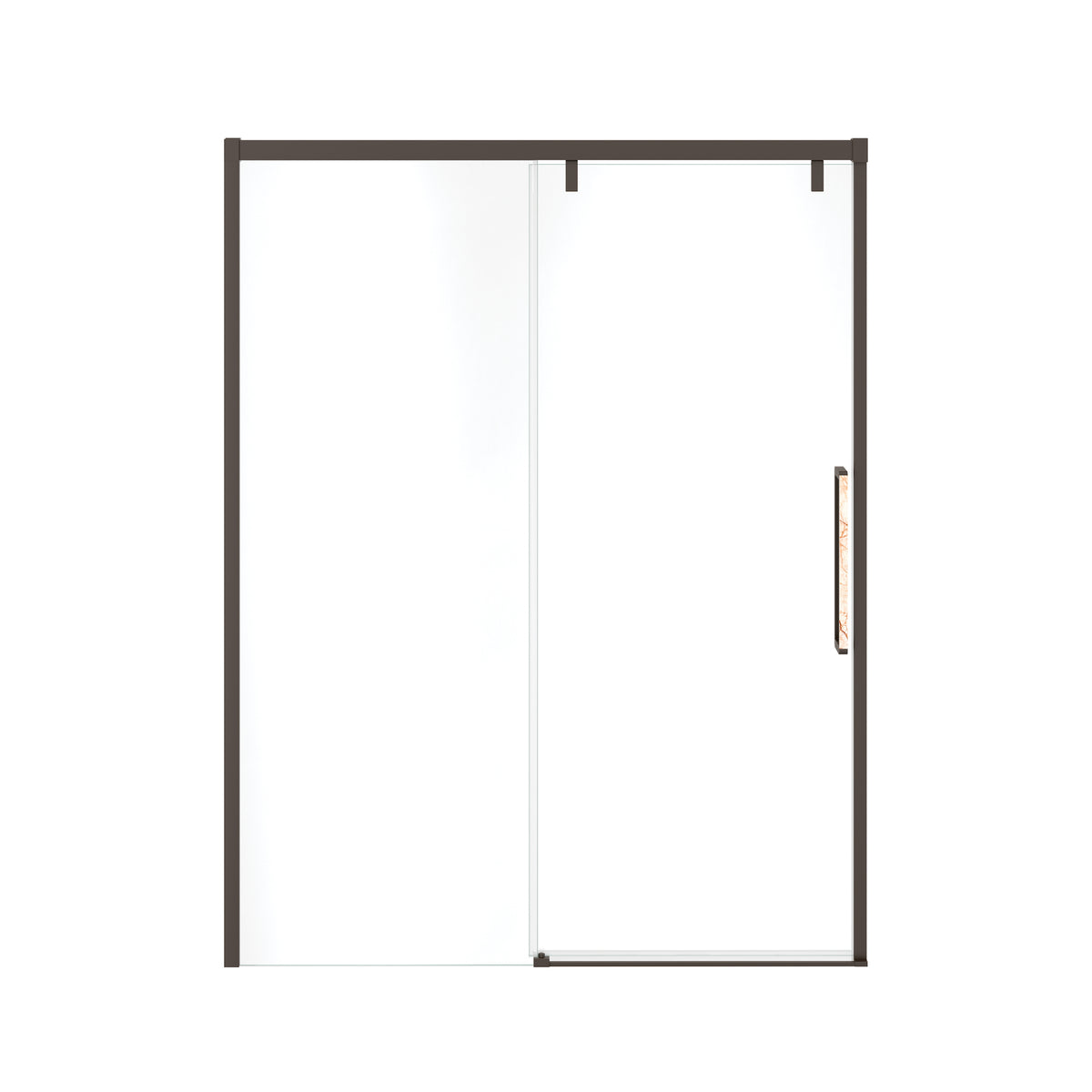 Maax Uptown 56-59 x 76 in 8 mm Sliding Shower Door for Alcove Installation - image 16