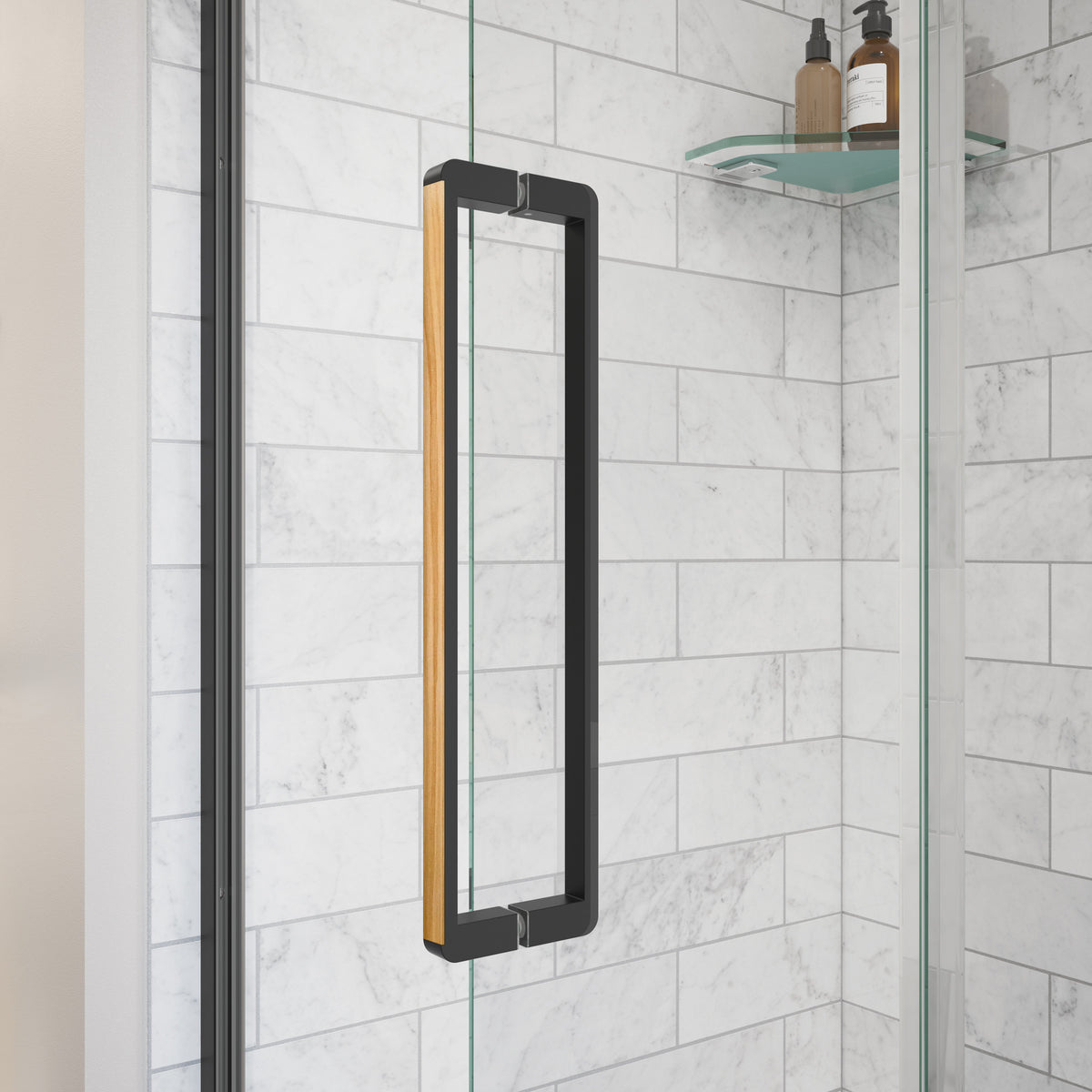 Maax Uptown 56-59 x 76 in 8 mm Sliding Shower Door for Alcove Installation - image 18