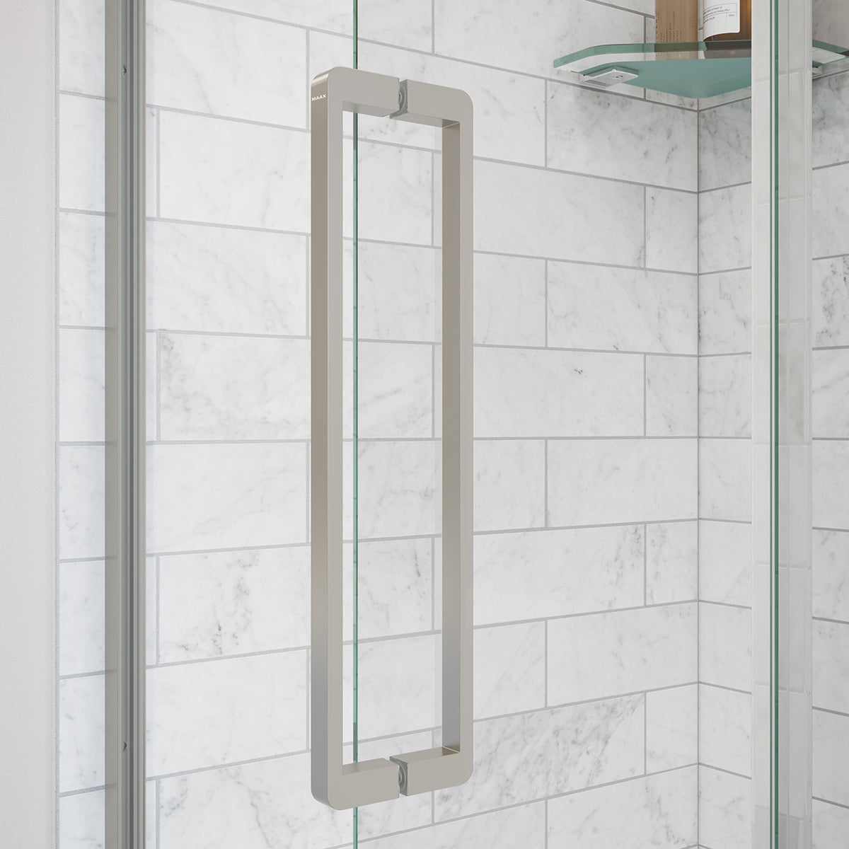Maax Uptown 56-59 x 76 in 8 mm Sliding Shower Door for Alcove Installation - image 21
