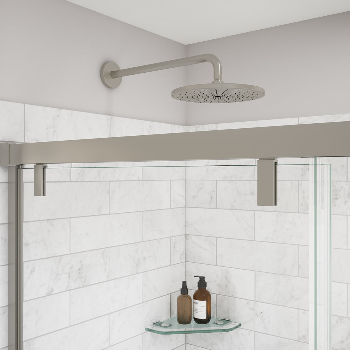Maax Uptown 56-59 x 76 in 8 mm Sliding Shower Door for Alcove Installation - image 24