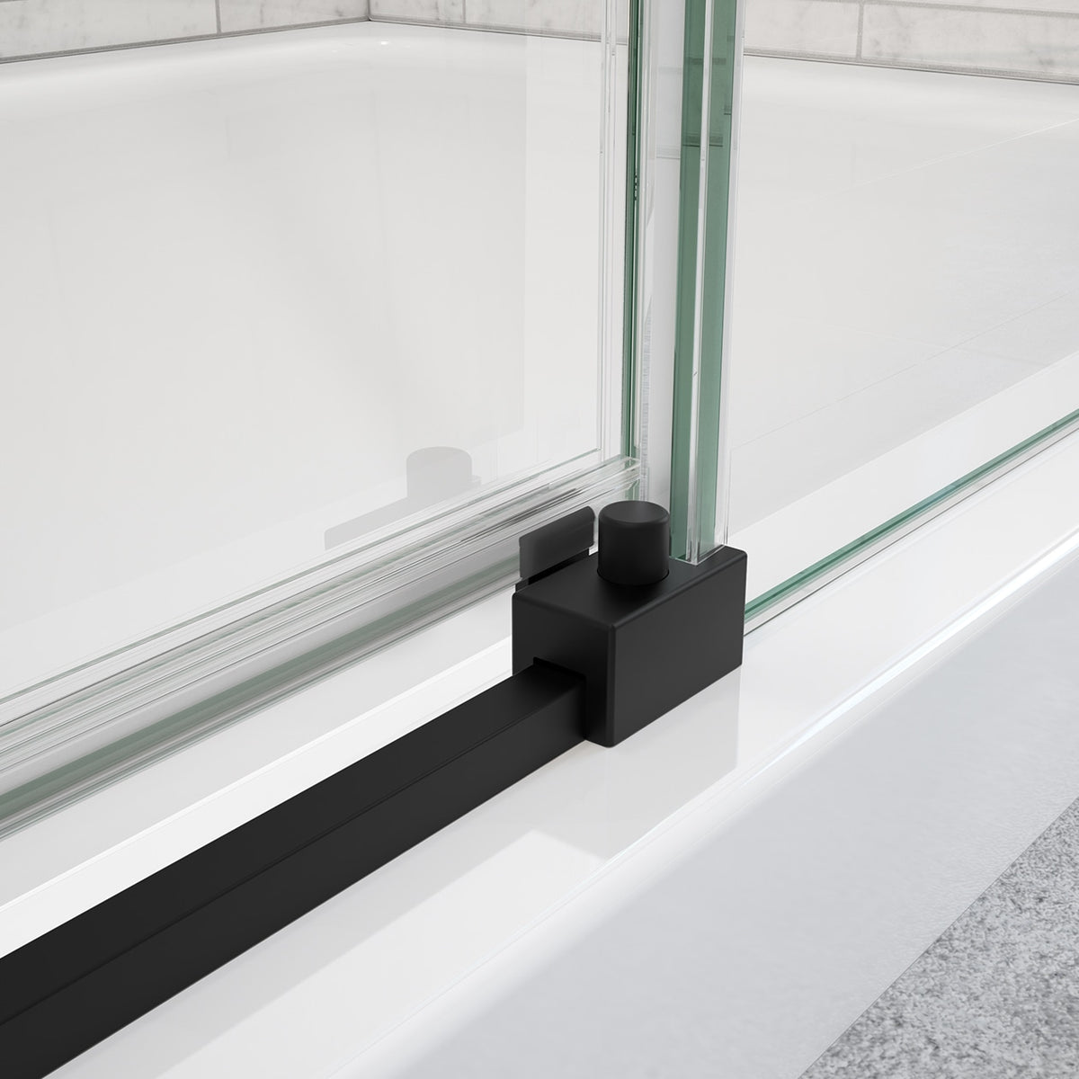 Maax Uptown 56-59 x 76 in 8 mm Sliding Shower Door for Alcove Installation - image 28
