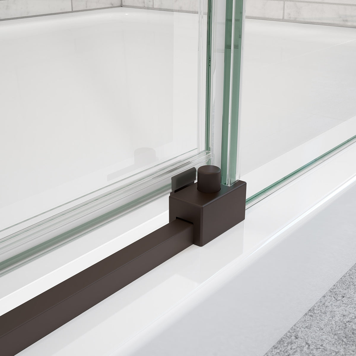 Maax Uptown 56-59 x 76 in 8 mm Sliding Shower Door for Alcove Installation - image 9