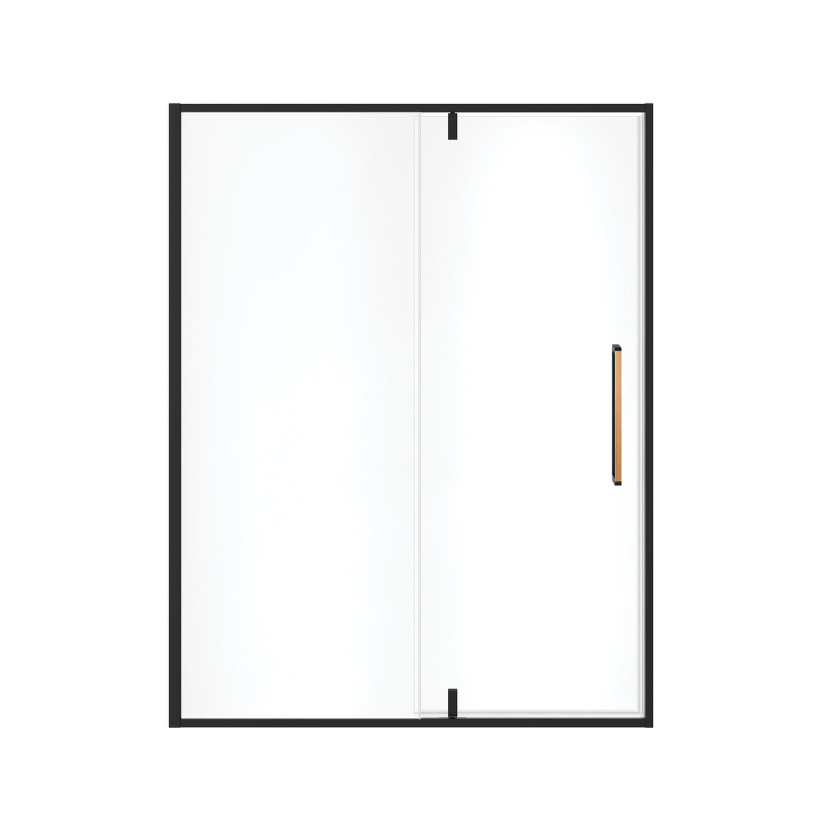 Maax Uptown 57-59 x 76 in 8 mm Pivot Shower Door for Alcove Installation with Clear glass in Dark Bronze & Beige Marble - image 19