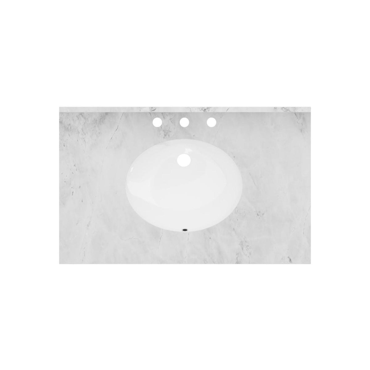 Maax Urba 36 in Freestanding Single Sink Vanity in White with White Marble Top and Brushed Gold Hardware - image 4