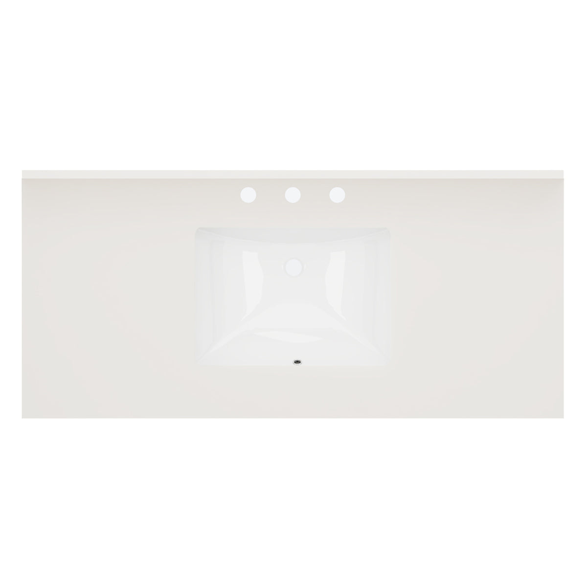 Maax Urba 48 in Freestanding Single Sink Vanity in White with White Quartz Top and Brushed Gold Hardware - image 21