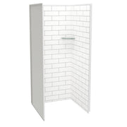Maax Utile 3636 Composite Direct-to-Stud Three-Piece Alcove Shower Wall Kit